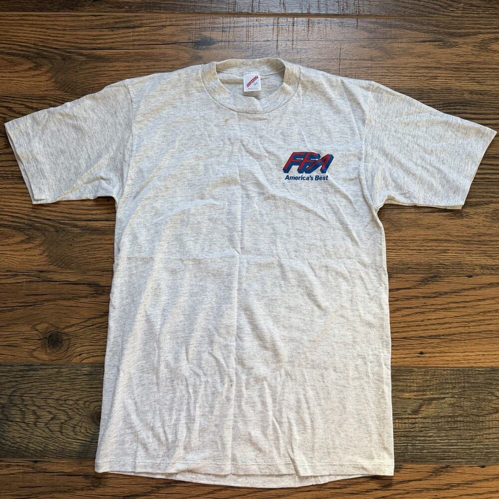 Vintage 90s FFA America's Best Jerzees T-Shirt XL Single Stitch Promo